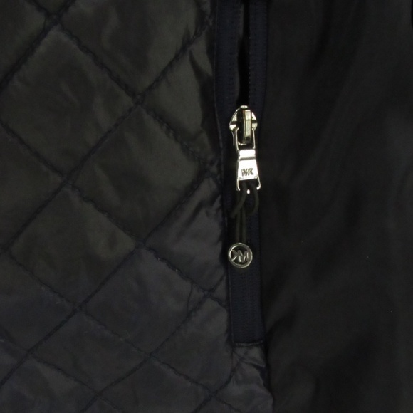 Michael Kors Deep Purple Zip-Front Hooded Jacket XS - Picture 5 of 16